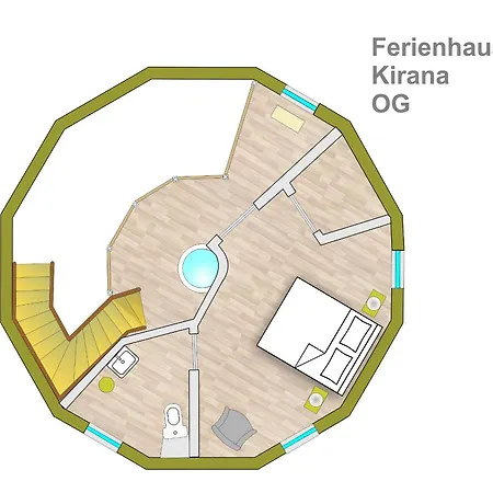 Kugelhaus Kirana - Ruhiges Naturdomizil In Runder Bauweise Am Waldrand Des Tollensesees Prázdninový dům