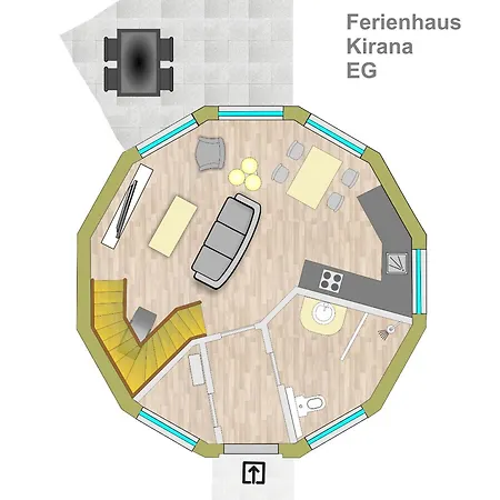 Kugelhaus Kirana - Ruhiges Naturdomizil In Runder Bauweise Am Waldrand Des Tollensesees *
